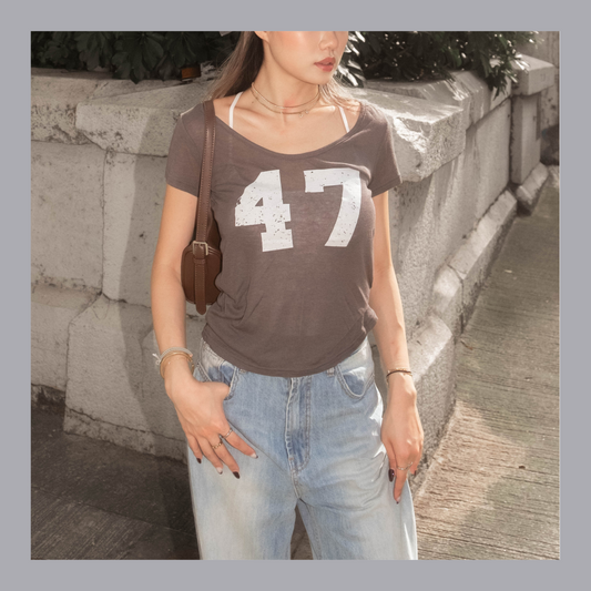 [  新品優惠 🆕 歐美慵懶風 好有 style!! ] 47 Oversized Tee - 3 colours
