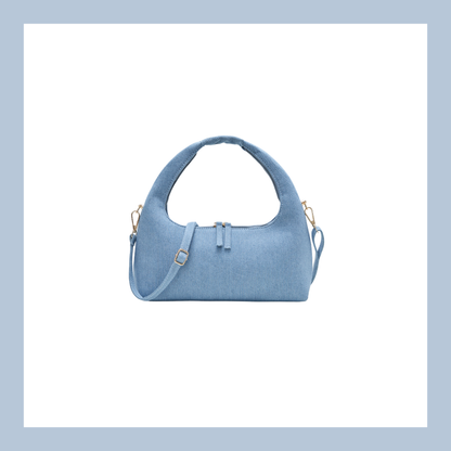 July Mansion - Mini Jersey + 8cm in Light Denim