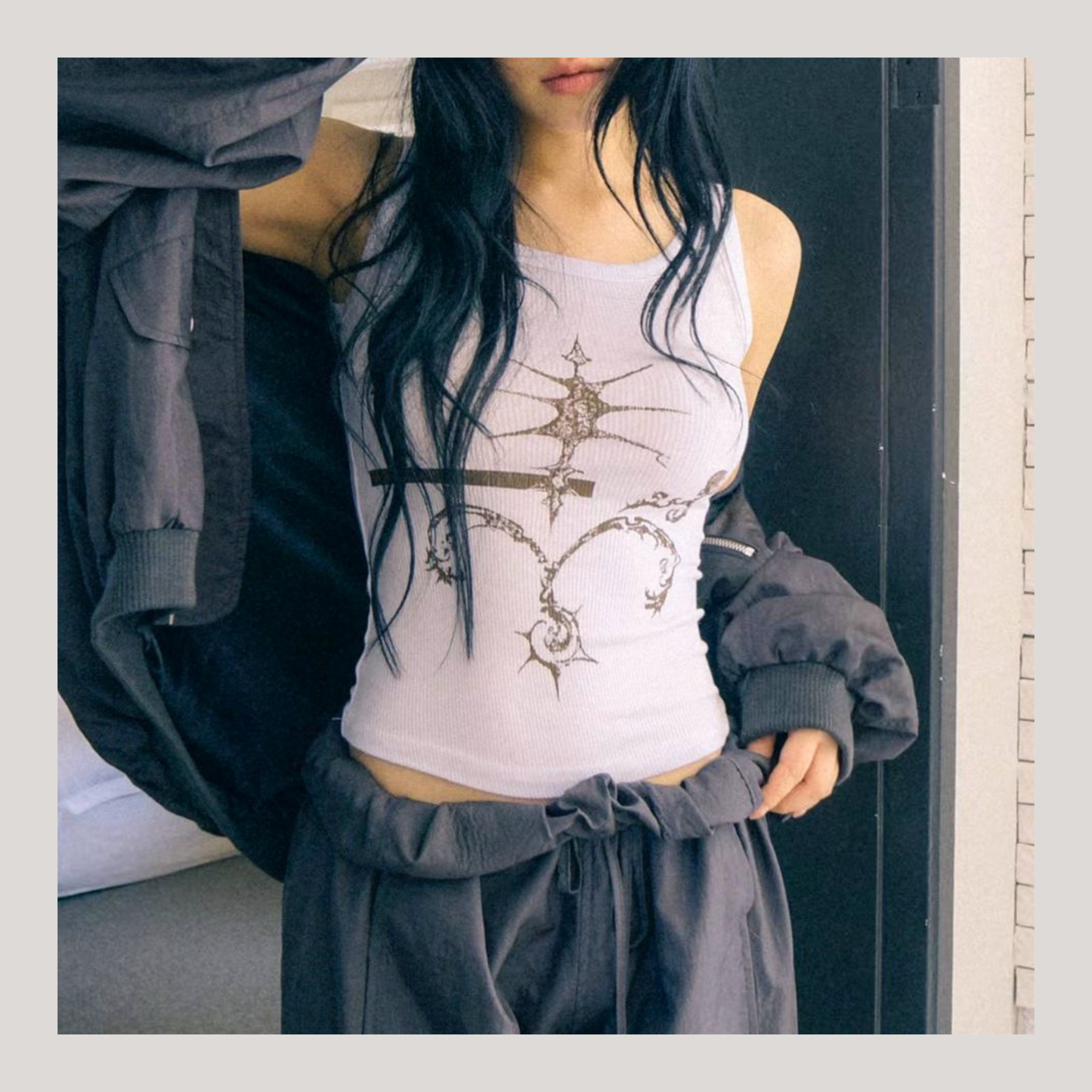 [ 🆕 很有 feel⋆༺༻⋆型格個性背心 ] Ruthless Print Tank - 3 colours