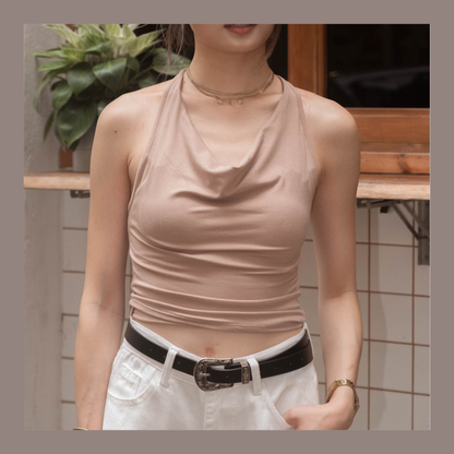 [ 多種着法+ 超軟熟 露背 Bra top] Versatile Backless Padded Top - 4 colours