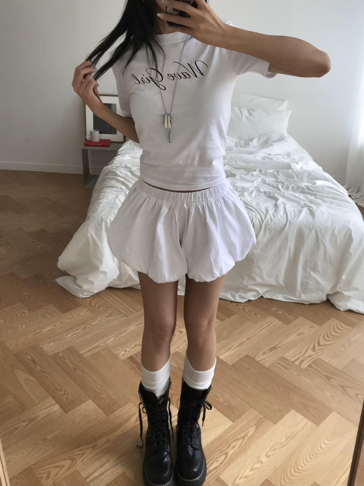 [ 🆕 上身大驚喜 ❤️‍🔥 最顯瘦的泡泡短褲! ] Bubble Lounge Shorts - 2 colours