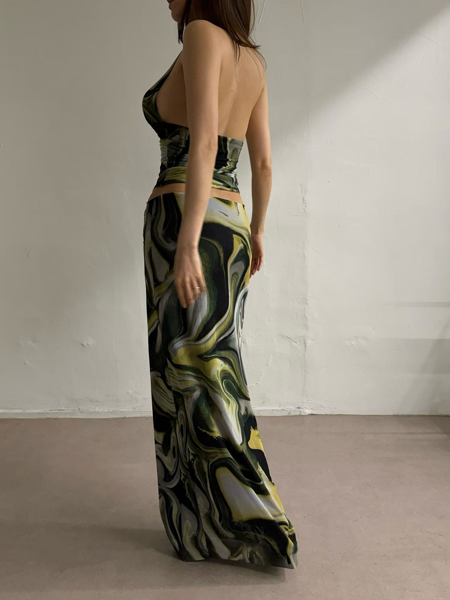 🆕 Ether Marble Maxi Skirt - 2 colours