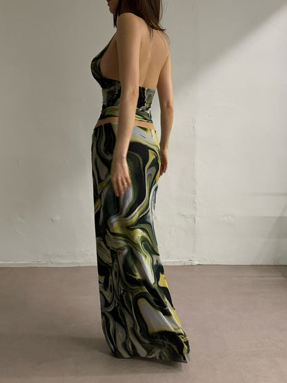 🆕 Ether Marble Maxi Skirt - 2 colours