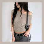 [ 🆕 清爽~透氣~軟糯薄針織 ] Asymmetric Soft Knit Breezy Top - 3 colours