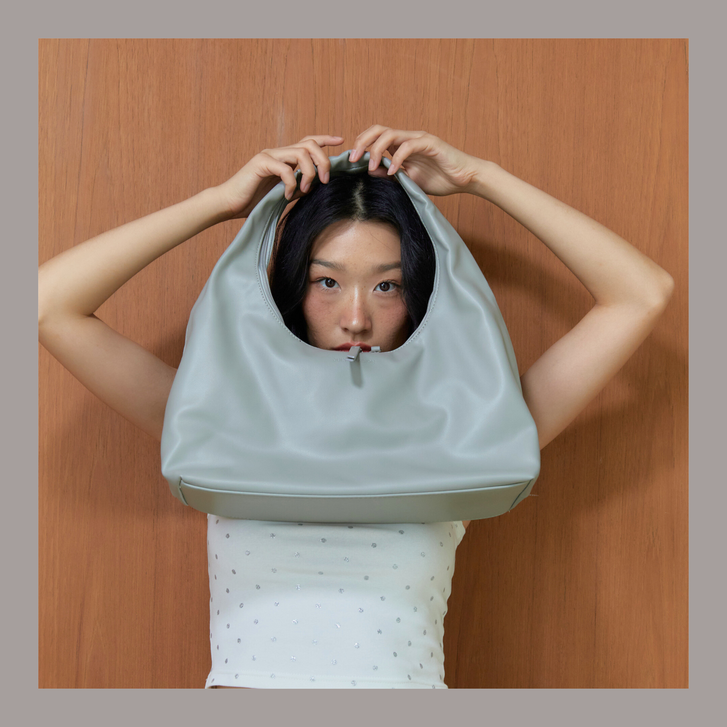 [ NEW! ] July Mansion - Large Jersey in Light Grey