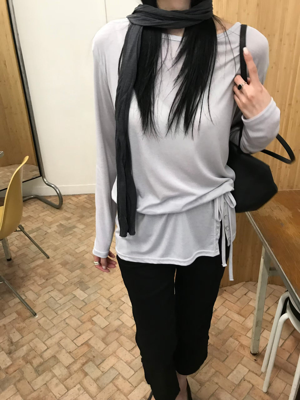 Asymmetric Side-Button Tunic Top - 3 colours