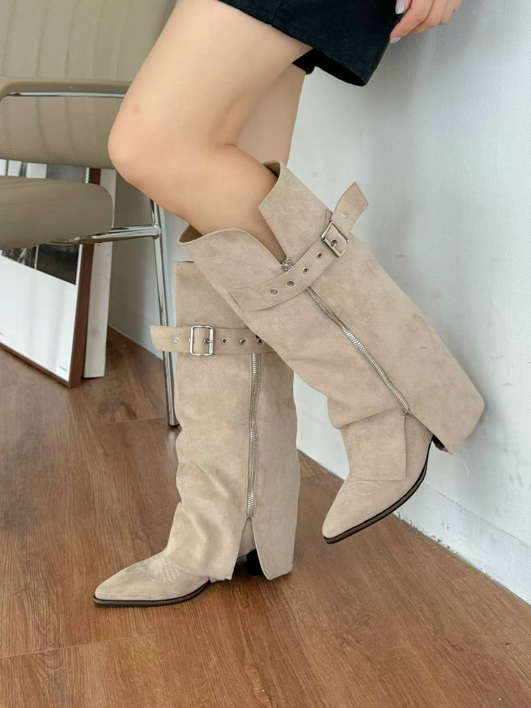 [ 🆕 抵著款!! 一對兩著~ 牛仔長短 boot ]  Two-way Cowboy Boots - 3 colours