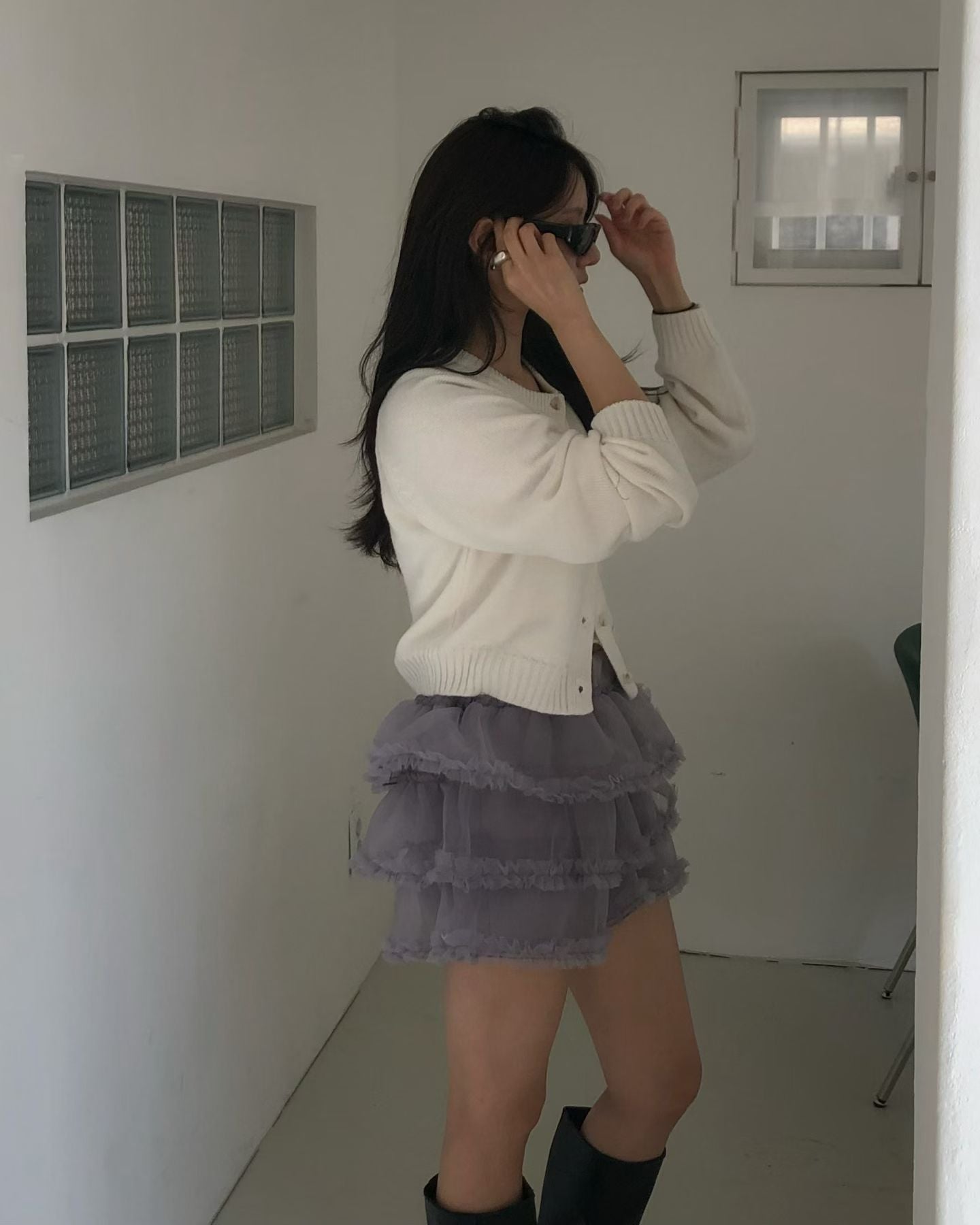[ 🆕 私心自留~ 不撞款! 💘 高級感閃閃菱形格冷衫 ] Como Classy Cardigan - 3 colours