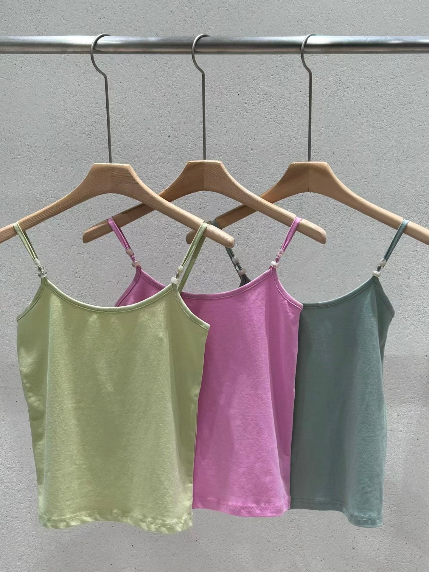 🆕 Beaded Strap Layering Cami Tank - 3 colours