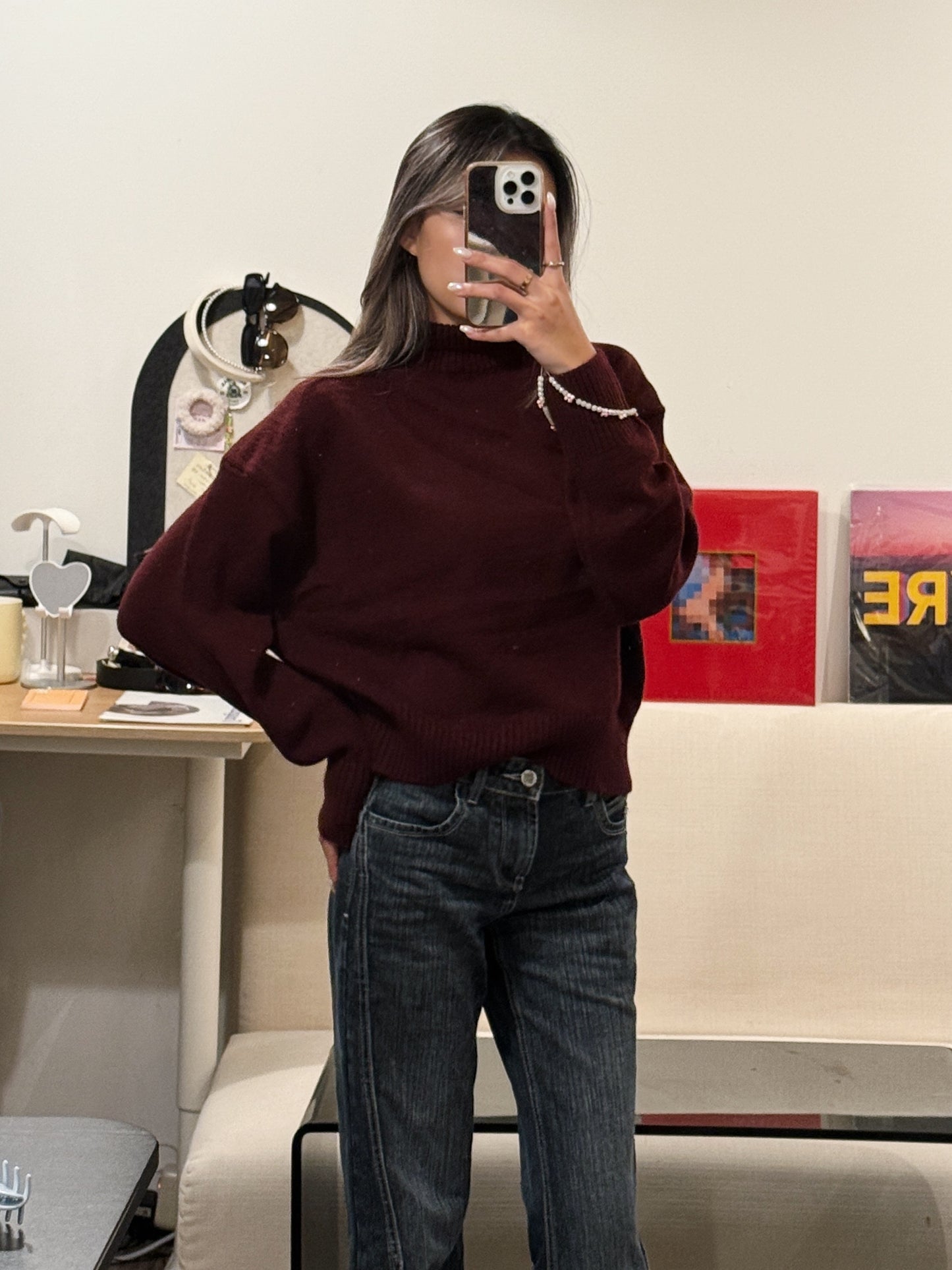 [  🆕 休閒~簡約~慵懶~薄冷衫 ] Free To Go Turtleneck Sweater - 2 colours