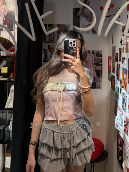 [ 🆕 baby pink 當道 🩰˚˖𓍢 🦢✧˚.🎀 ] Princess In Town Cami  - 2 colours