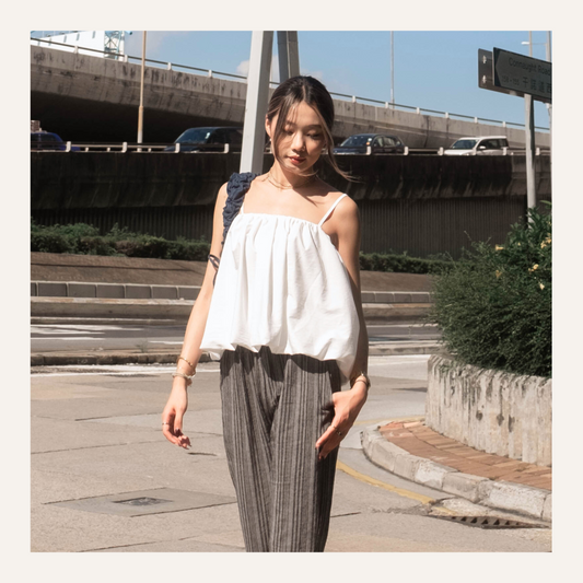 [ 新品優惠 🆕 法式小可愛~ 泡泡吊帶 ] Ballon On Cloud Top - 2 colours