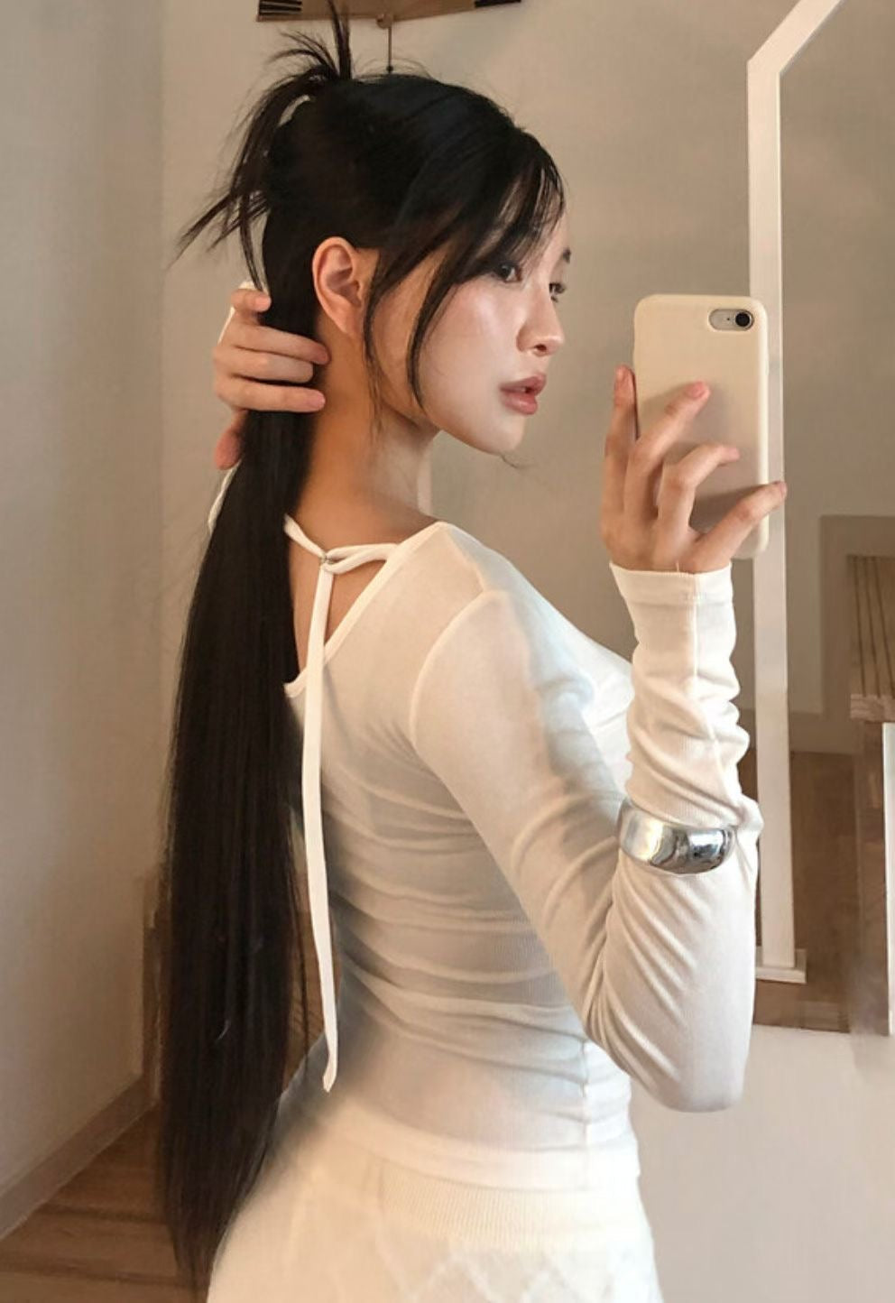 SALE [ 軟綿綿~ 驚喜小露背 ✨  ✨  ] At The Back Top - 3 colours