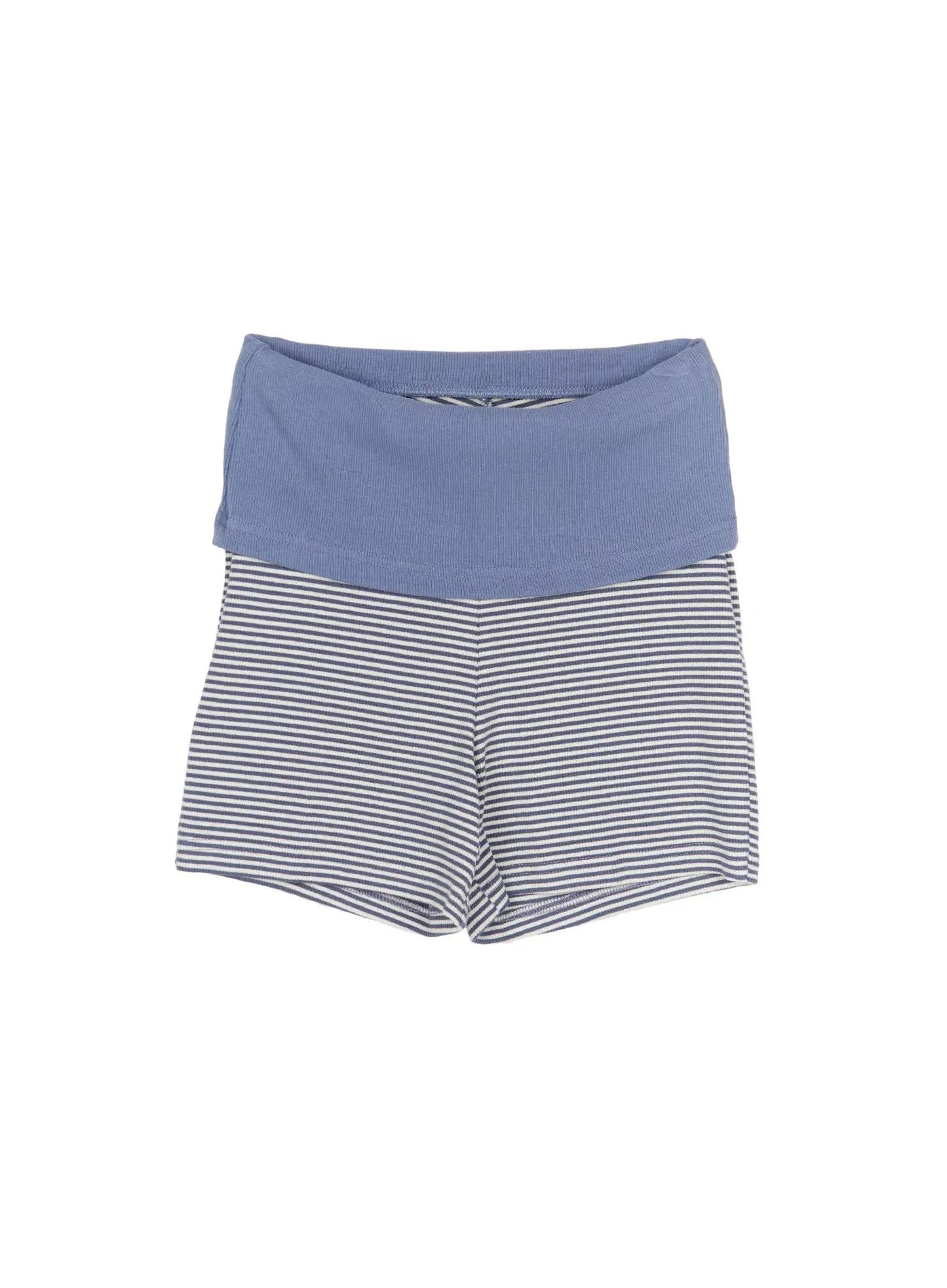 🆕 Foldover Striped Micro Hot Shorts -  3 colours