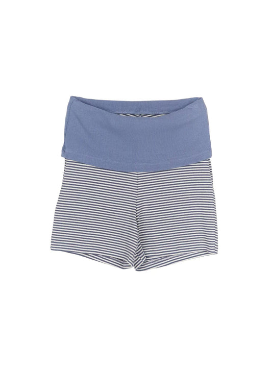 🆕 Foldover Striped Micro Hot Shorts -  3 colours