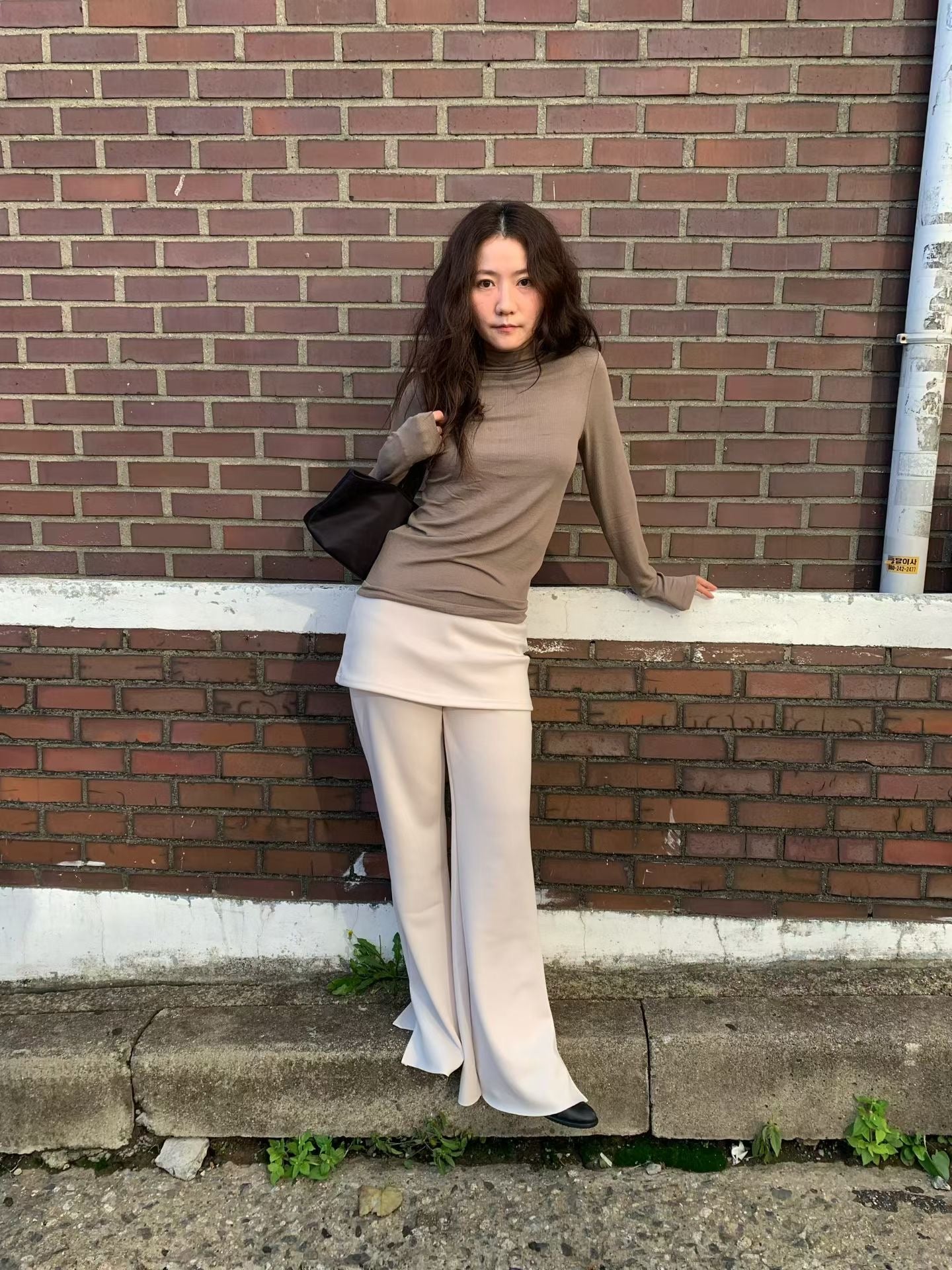 [ 🆕 軟糯~滑身~親膚~ 長款打底衫] Signature Soft Touch Turtle Neck Top - 3 colours