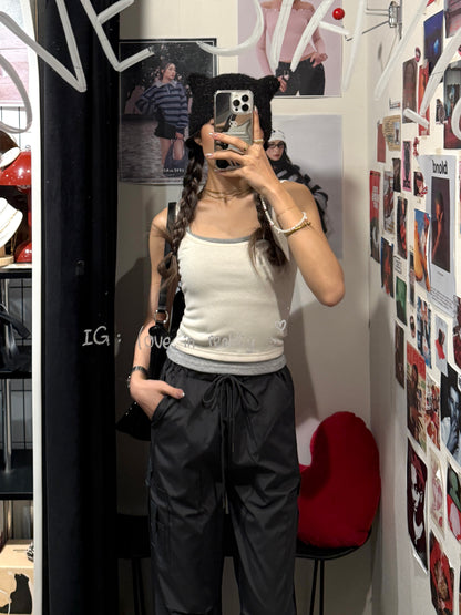 [ 🆕 軟糯百搭吊帶~ 不失小細節 ] Layer on layer Cami - 2 colours