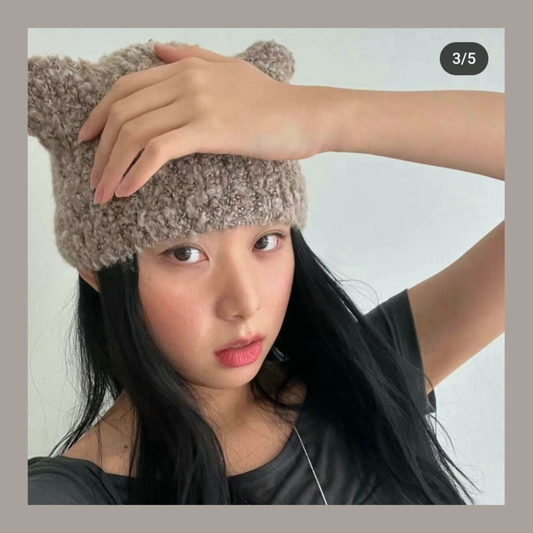 [ 貓貓耳仔~ 針織冷帽 ] Baby Cat Beanie - 5 colours