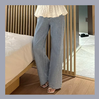 🆕 Sparkle Straight Wide-Leg Jeans - 3 colours