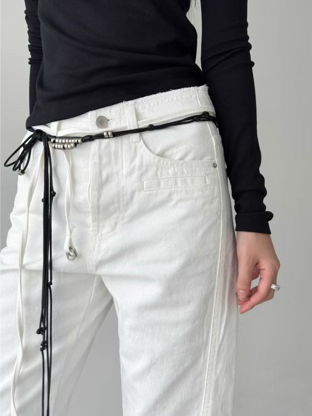 SALE [ 舒服 + 靚cut 🪽 歐美隨性高腰喇叭褲 ] Way Cool Mini Belt Flare Pants - 2 colours