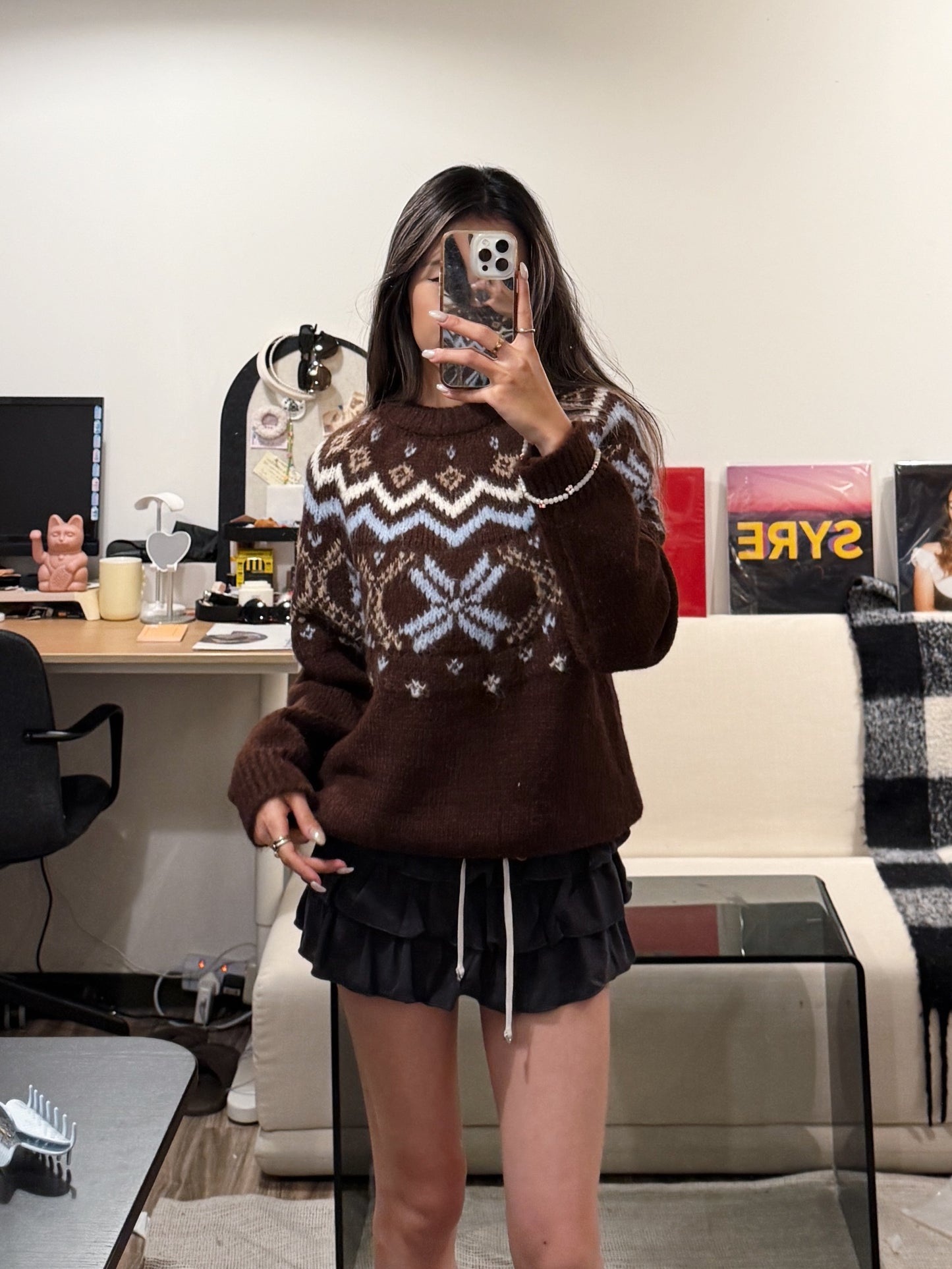 [ 🆕 冬日感 UP! 毛絨絨冷衫 ] Santa's Love Sweater