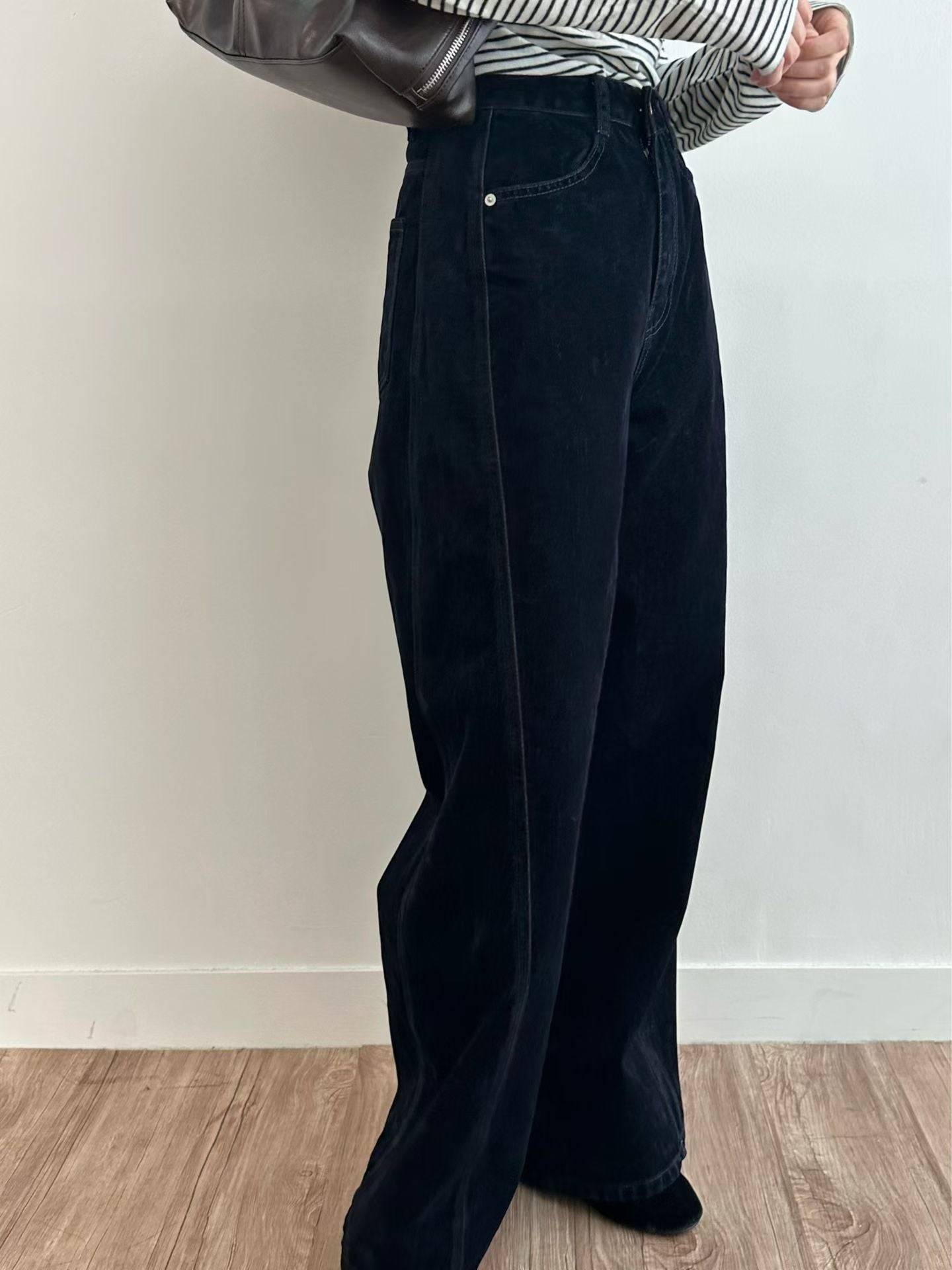 [ 🆕 大推款!! 秋冬絨面 極厚實+靚料+靚 cut ] Fall Velvet Wide-Leg Pants - 2 colours