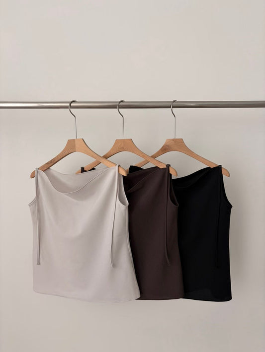 🆕  Draped Cowl-Neck Camisole - 3 colours