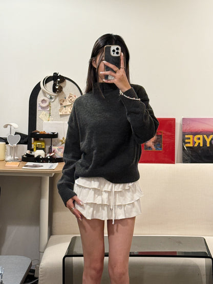 [  🆕 休閒~簡約~慵懶~薄冷衫 ] Free To Go Turtleneck Sweater - 2 colours