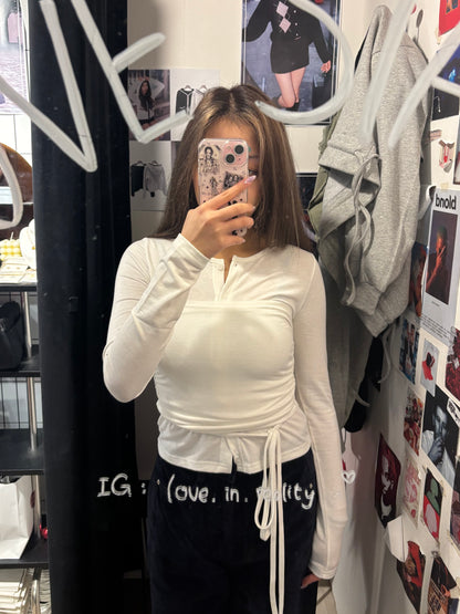 [ 🆕 一件多著~ 親膚毛感]  Two-way Tie Tube Top + Cardigan - 3 colours