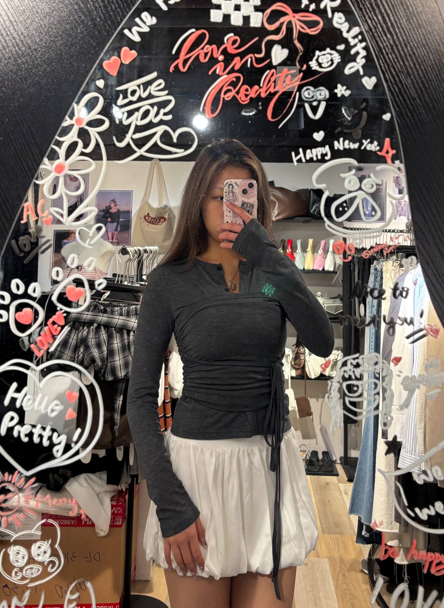 [ 🆕 一件多著~ 親膚毛感]  Two-way Tie Tube Top + Cardigan - 3 colours