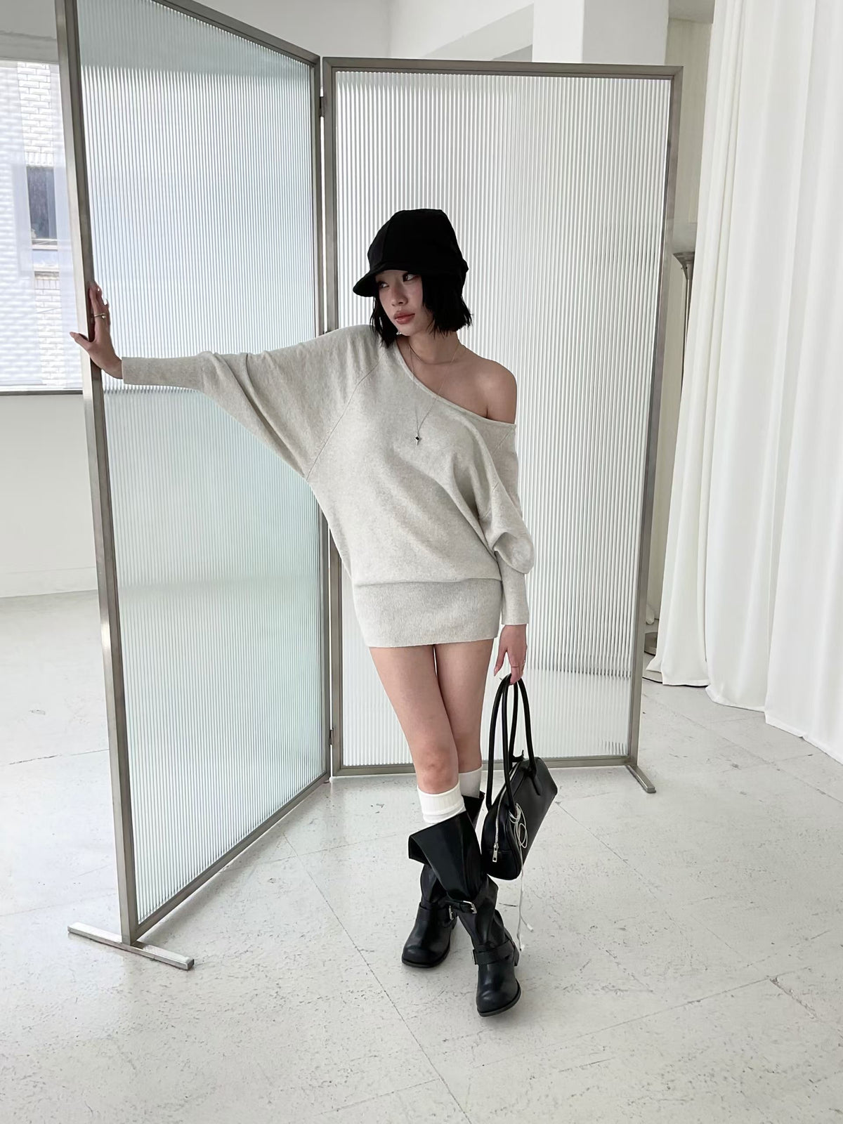 🆕 Asymmetric Knit Dress - 3 colours