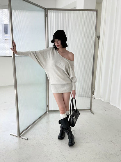 🆕 Asymmetric Knit Dress - 3 colours