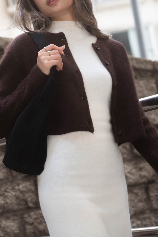 [ 🆕 親膚雲感~ 輕盈保暖~ 高質安哥拉山羊毛冷衫 ] Fleecy Angora Cardigan - 7 colours