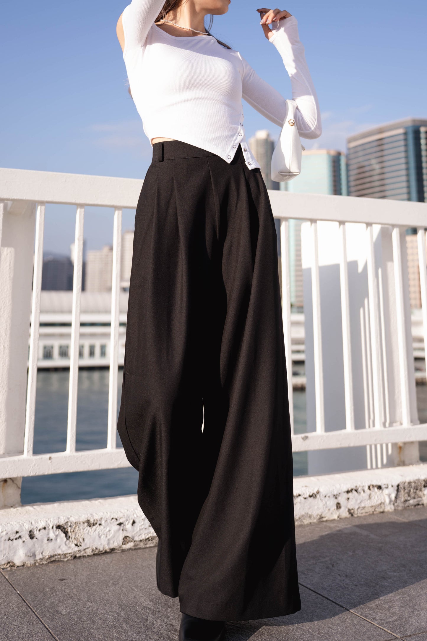 [ 高高質! 高腰大闊腳褲 ] High-waist Super Wide Leg Pants