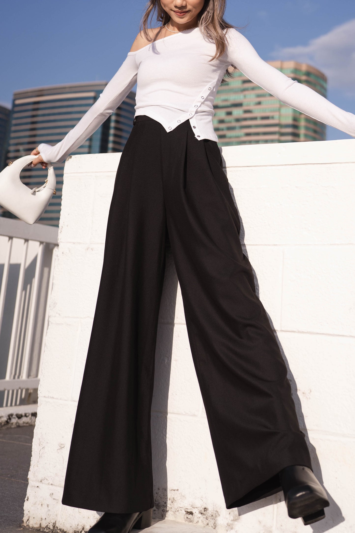 [ 高高質! 高腰大闊腳褲 ] High-waist Super Wide Leg Pants