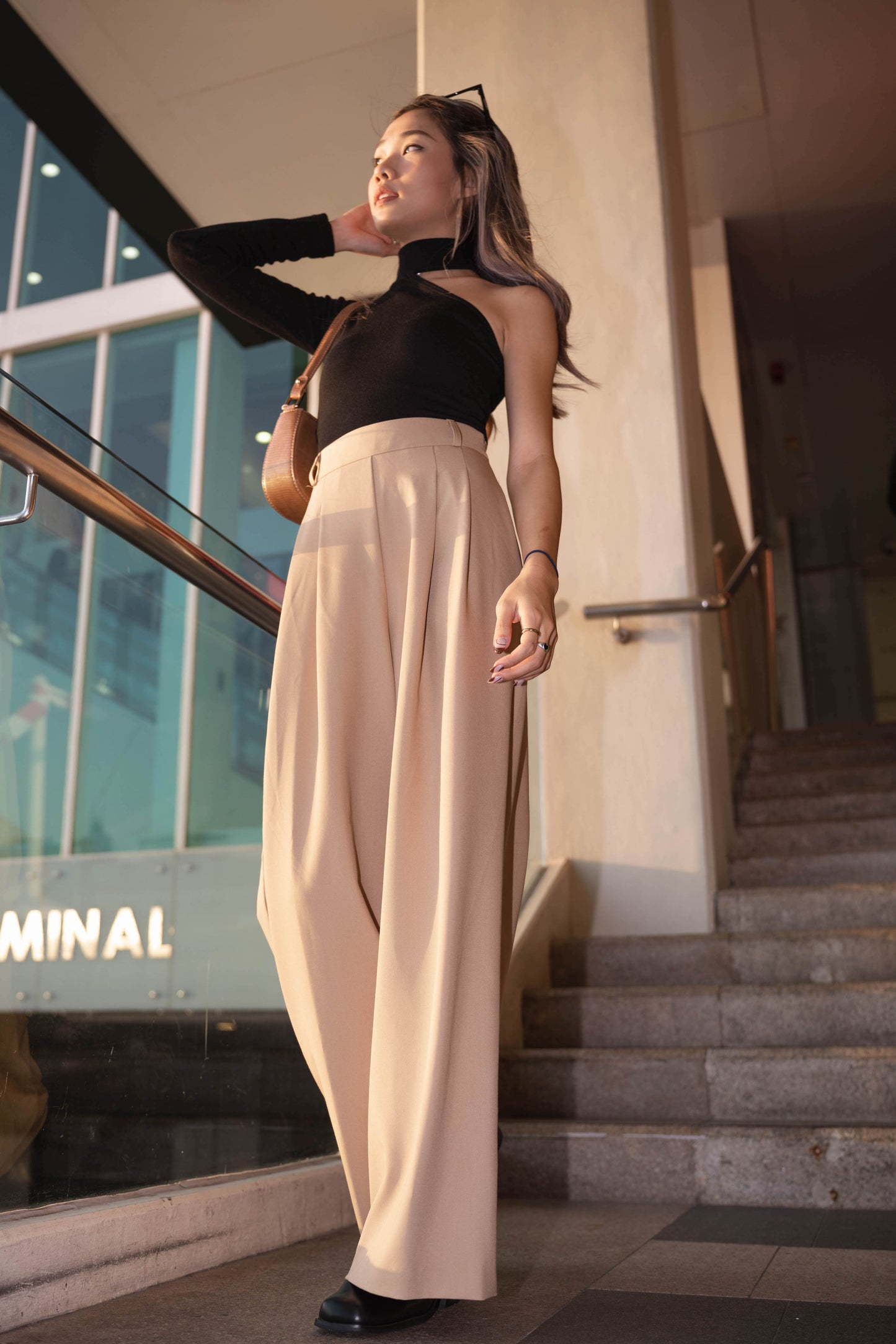 [ 高高質! 高腰大闊腳褲 ] High-waist Super Wide Leg Pants