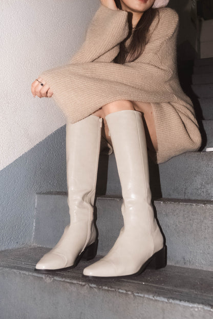 [ 不會出錯的尖頭 boots ] Creamy Classy Boots  - 4 colours