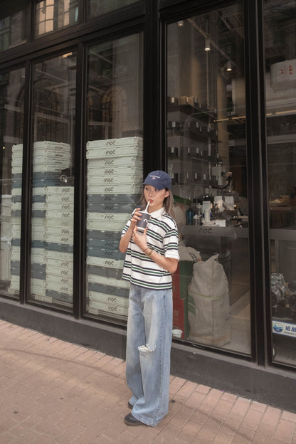[ 歐美復古配色 polo tee ] Hailey's Polo Tee - 2 colours