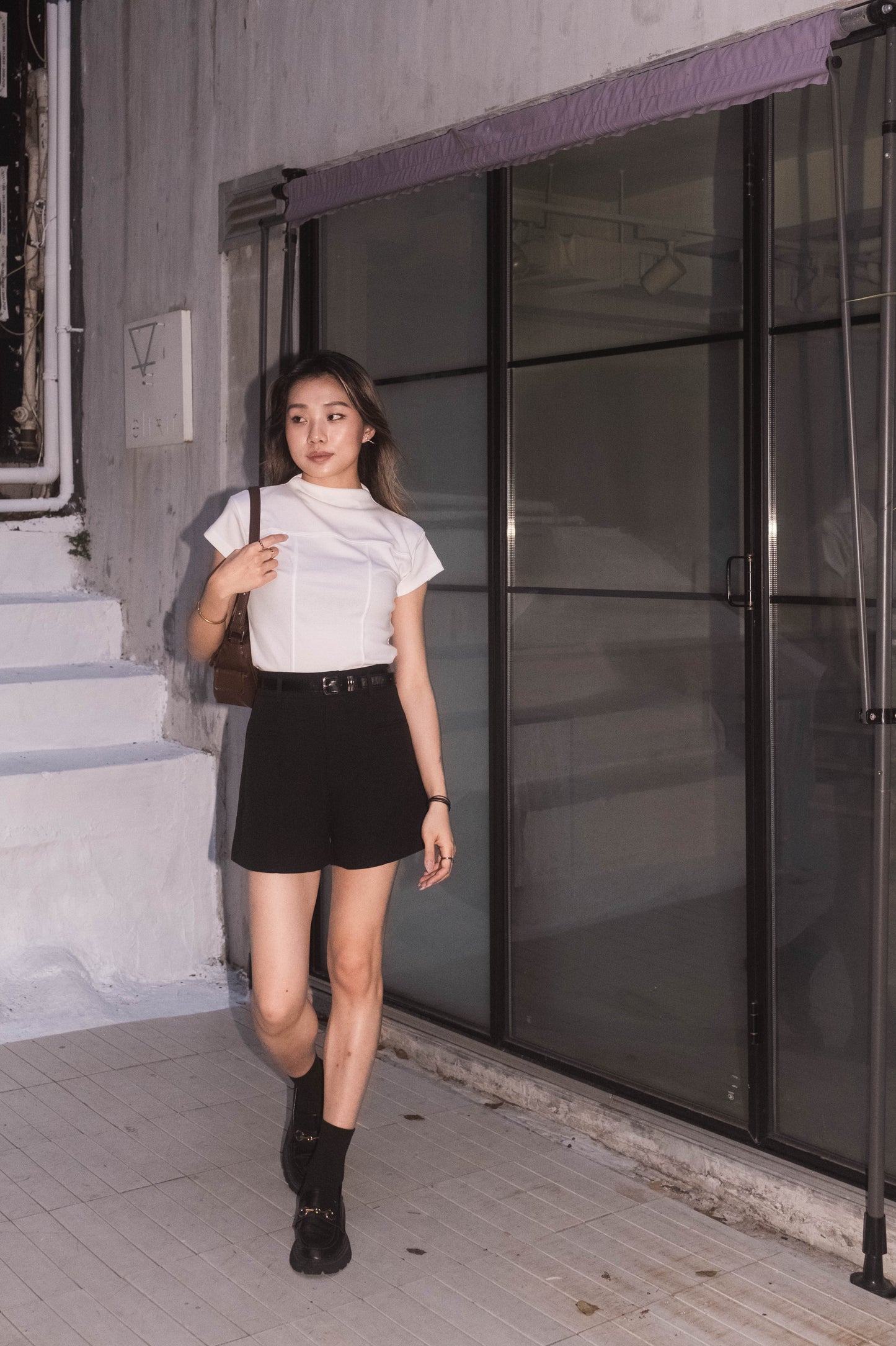 [ 麻質小西褲 - 巨顯瘦版型 ! ] The Wow Linen Shorts (with belt) - 3 colours