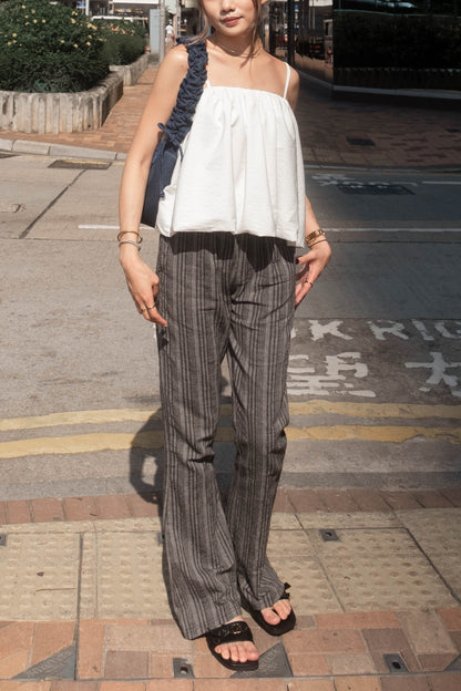 [ 新品優惠 🆕 休閒直間紋~ 飄飄喇叭褲 ] Pattaya Flare Pants - 2 colours
