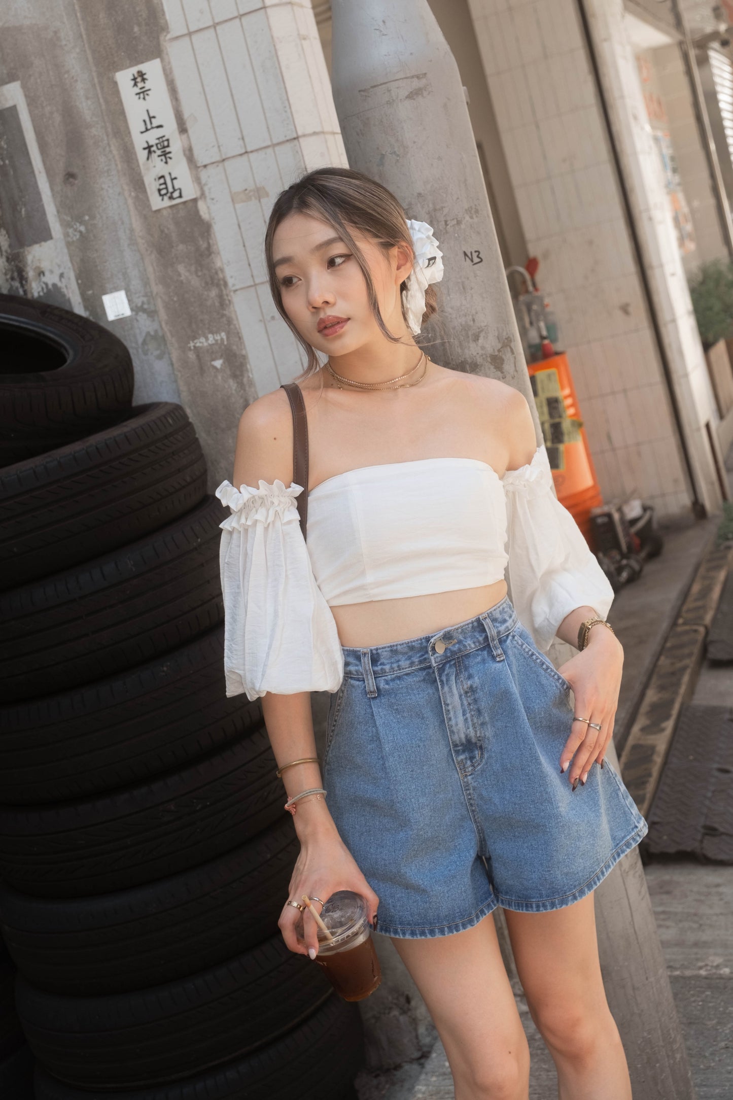 [ 新品優惠 🆕 超顯瘦! A字短褲 ] Jessy Denim Shorts