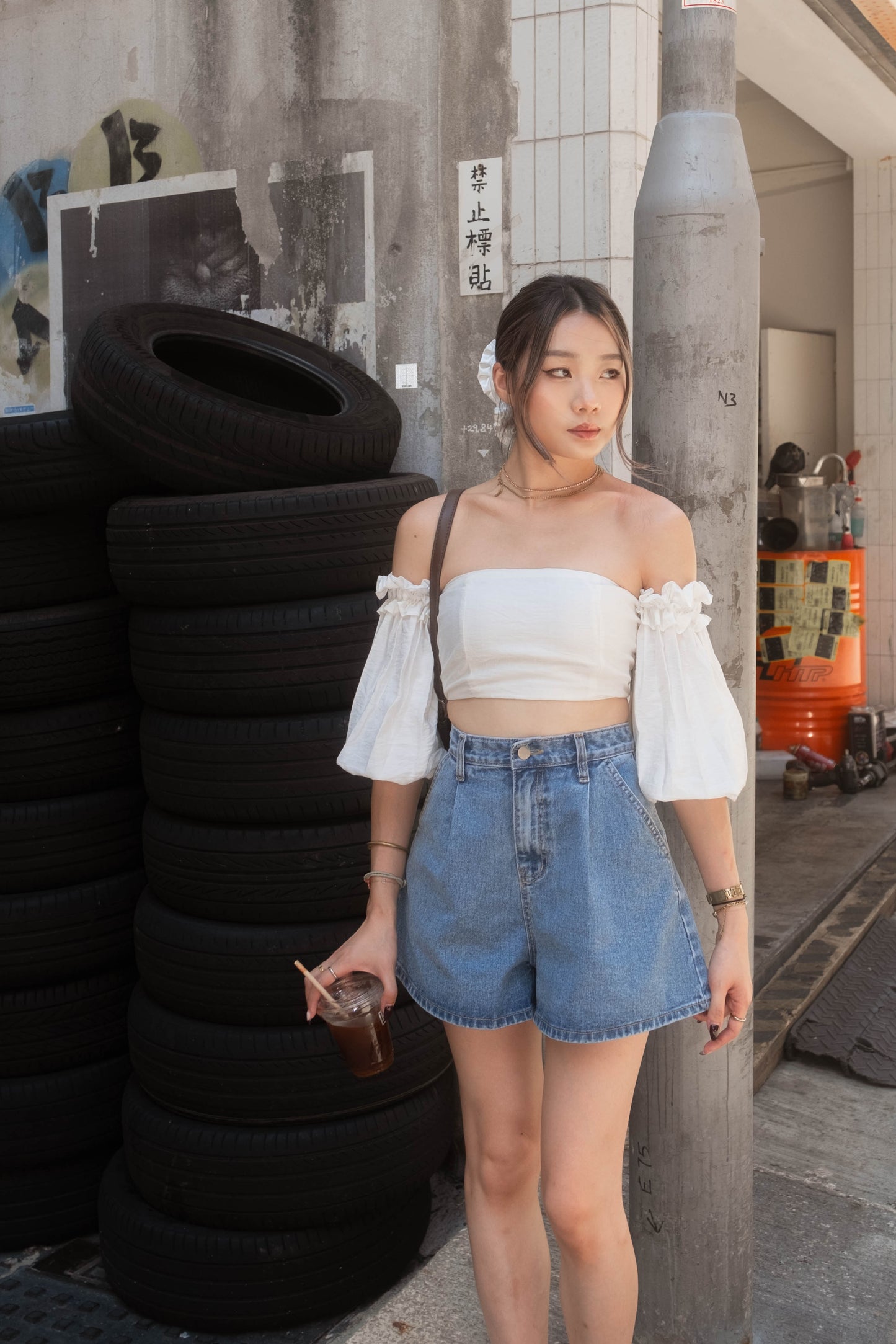 [ 新品優惠 🆕 超顯瘦! A字短褲 ] Jessy Denim Shorts