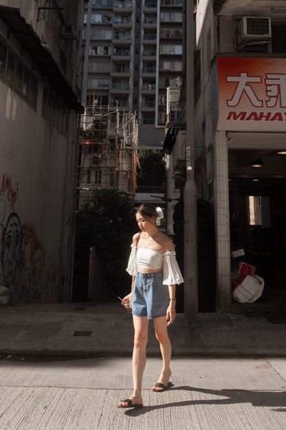 [ 新品優惠 🆕 超顯瘦! A字短褲 ] Jessy Denim Shorts