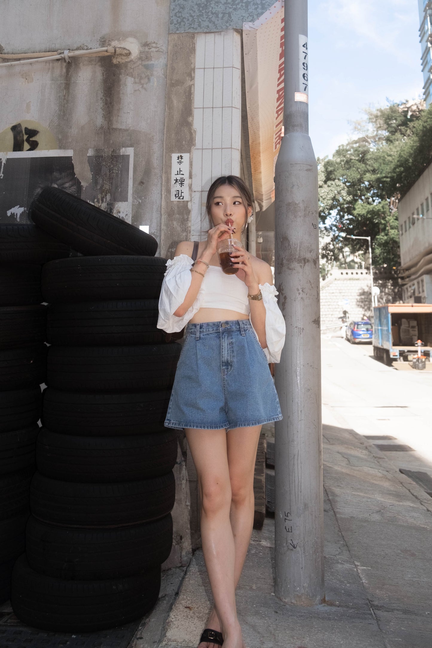 [ 新品優惠 🆕 超顯瘦! A字短褲 ] Jessy Denim Shorts