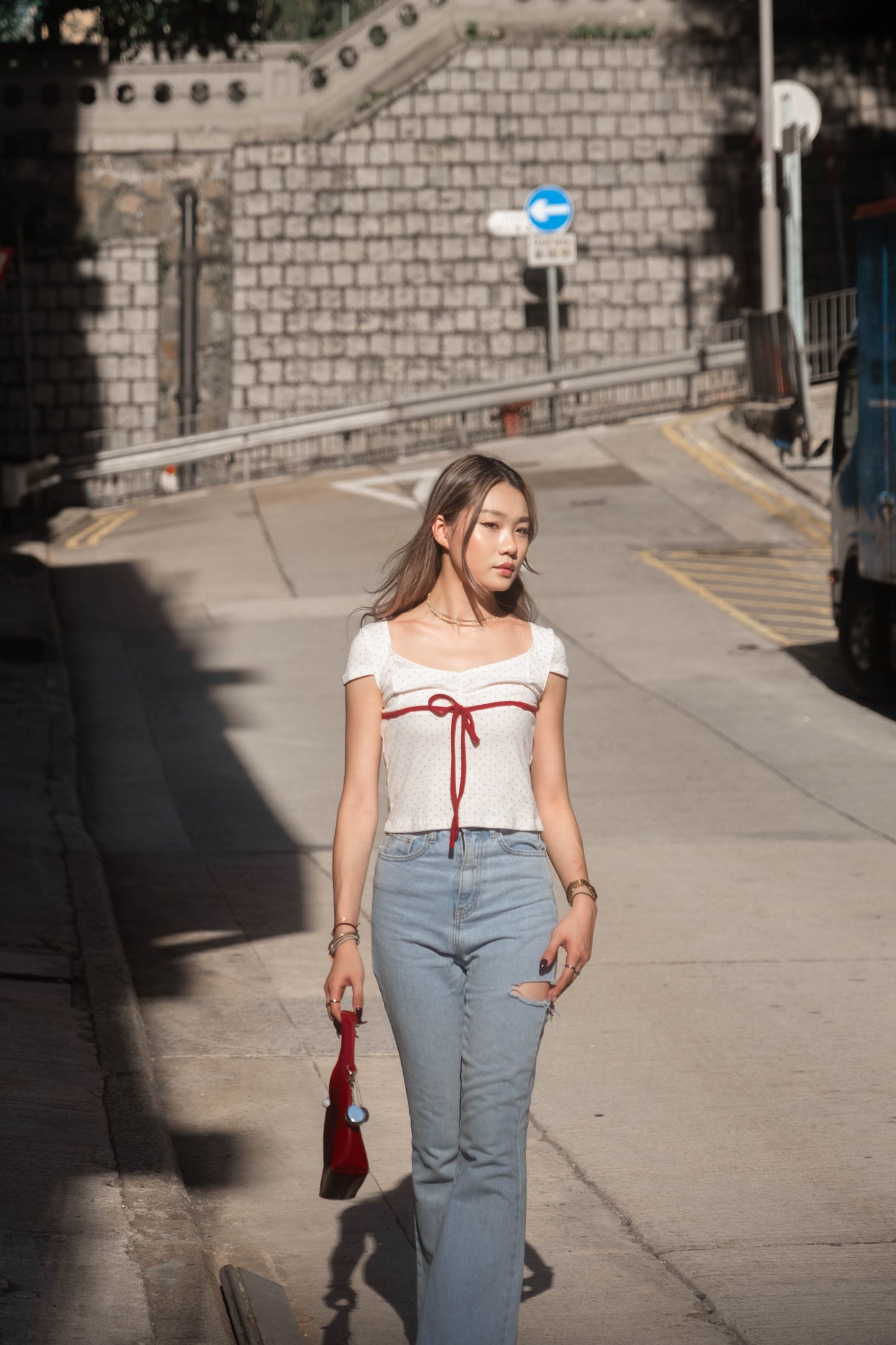 [ 新品優惠 🆕 甜美小波點 自帶溫柔感 ] Daisy Polka Dot Top - 2 colours