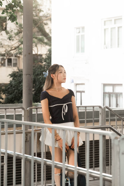 [ 新品優惠 🆕 甜美小波點 自帶溫柔感 ] Daisy Polka Dot Top - 2 colours