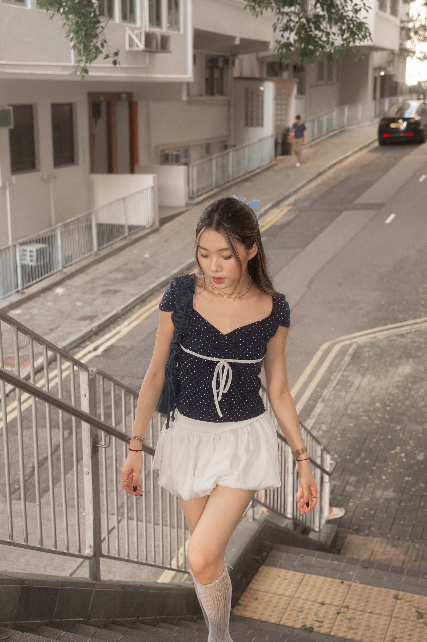 [ 新品優惠 🆕 甜美小波點 自帶溫柔感 ] Daisy Polka Dot Top - 2 colours