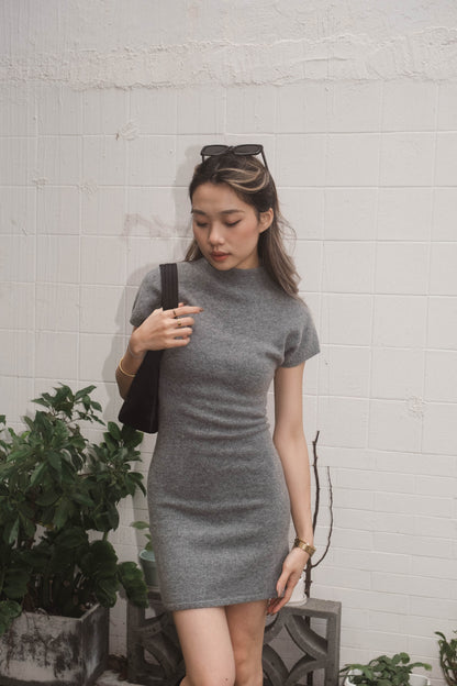 [ 簡約必備款! 氣質羊毛連身裙 ] Creme Wool Dress - 4 colours