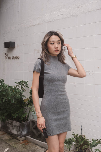 [ 簡約必備款! 氣質羊毛連身裙 ] Creme Wool Dress - 4 colours