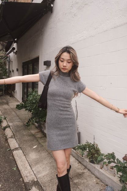 [ 簡約必備款! 氣質羊毛連身裙 ] Creme Wool Dress - 4 colours